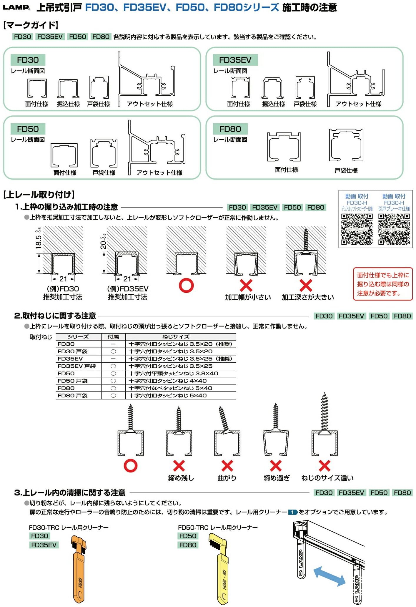 市場 LAMP FD35EV-WRM-DSC注文コード 一般住宅用 ソフトクローザーFDシリーズ 上吊式引戸金物 FD35EV品番 スガツネ工業店舗用