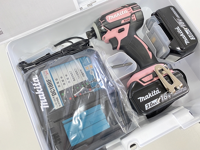 新色追加して再販 マキタ makita 18V-3.0Ah 充電式インパクトドライバ TD149DRFXP ピンク discoversvg.com