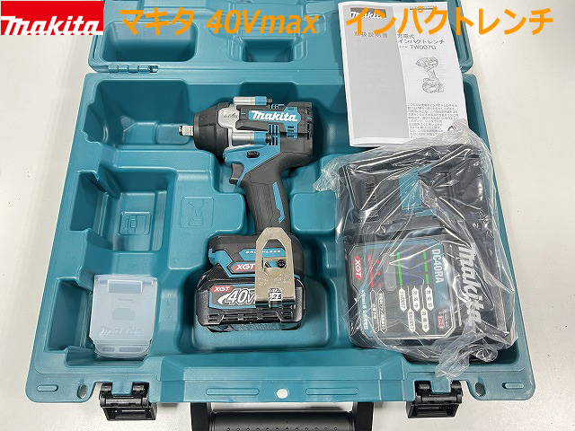 本店 □マキタ 40Vmax 充電式インパクトレンチ TW007GRDX--B1 新品