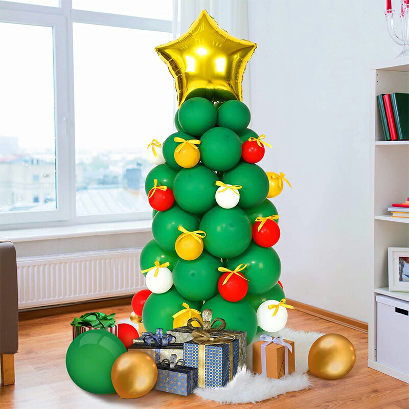 楽天市場】ツリー 風船 クリスマス バルーン グリーン