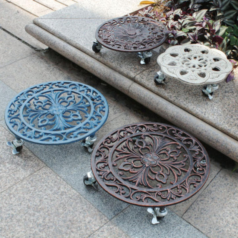 1000円OFFクーポン プランター スタンド フラワースタンド ガーデニング用品 花台 鉢置き 園芸 鉢台 庭 ベランダ テラス エントランス ガーデニング 通気性 害虫予防 水はけ スチール製 ガーデニング 通気性 害虫予防 水はけ takushistore|takushistore