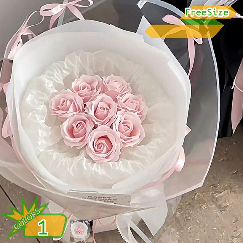 石ケン御花 薔薇 8本 胸花 枯れないお花 造花 オリジナル性 卒式 卒 はいり込む式 隠居 御師匠さん 花 プチギフト 母の日 父の日 敬老の日 バレンタインデー クリスマス 新年 差し上げ物 生まれ落ちる日 不死化日 takushistore