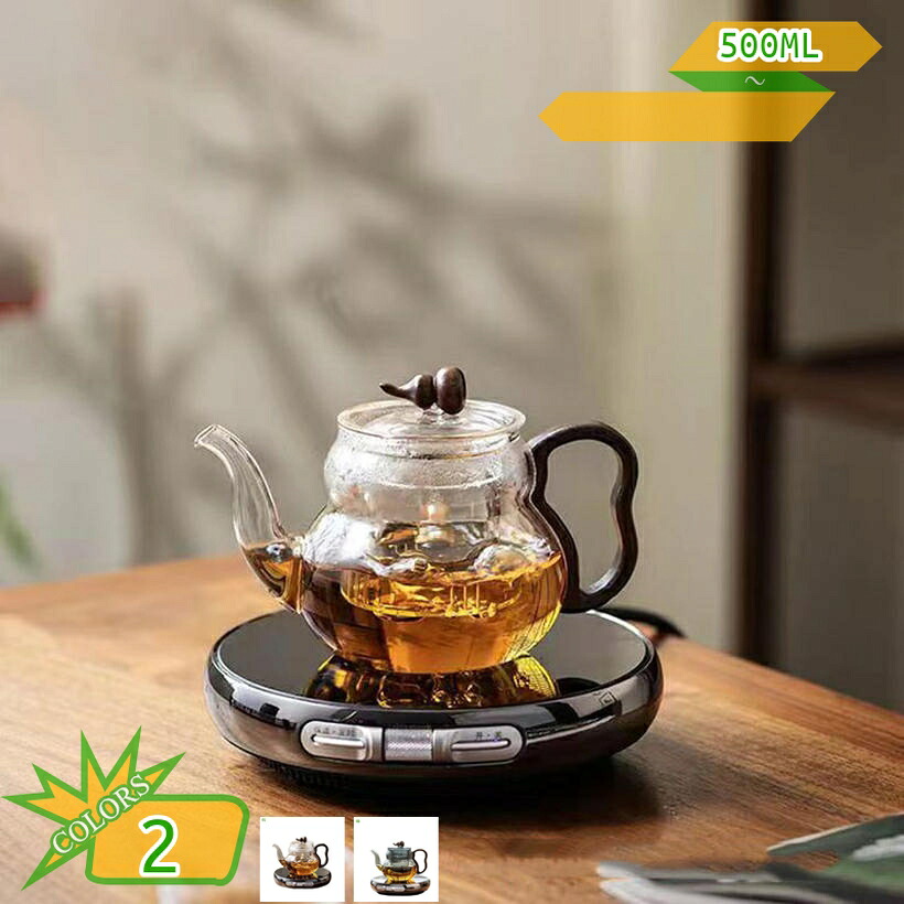 1000円OFFクーポン 急須 耐熱ガラスポット お茶 カフェ クリア 茶器 電子レンジ不可 ティー やかん 便利 食洗器対応 湯沸かしポット 透明 耐熱ガラス ポット 韓国 花茶 キャンプ ティーポット ホウケイ酸ガラス キッチン 茶 耐熱容器 takushistore｜takushistore