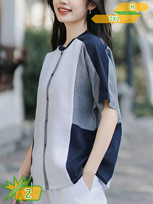 500円OFFクーポン ｔシャツ レディース 半袖 夏服 トップス カットソー クールネック シンプル ゆったり 柔らかい きれいめ 着せ おしゃれ 無地 通勤 日常 定番 肌なじみ良い ティーシャツ クルーネック カジュアル 着痩せ バイカラー takushistore｜takushistore