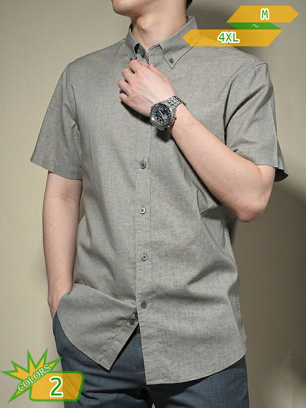 プルオーバー メンズ 半袖 ゆったり 吸汗速乾 通気性 夏服 無地 パステル色の 冷やりとした 涼感 好いたらしいなたわい無い 分かりやすい 心地よい かっこいい Yシャツ 気が大きい大きさ 春 夏 秋 リネン 商行為 お出かけ 体型押しかぶせる 炎節上衣 takushistore