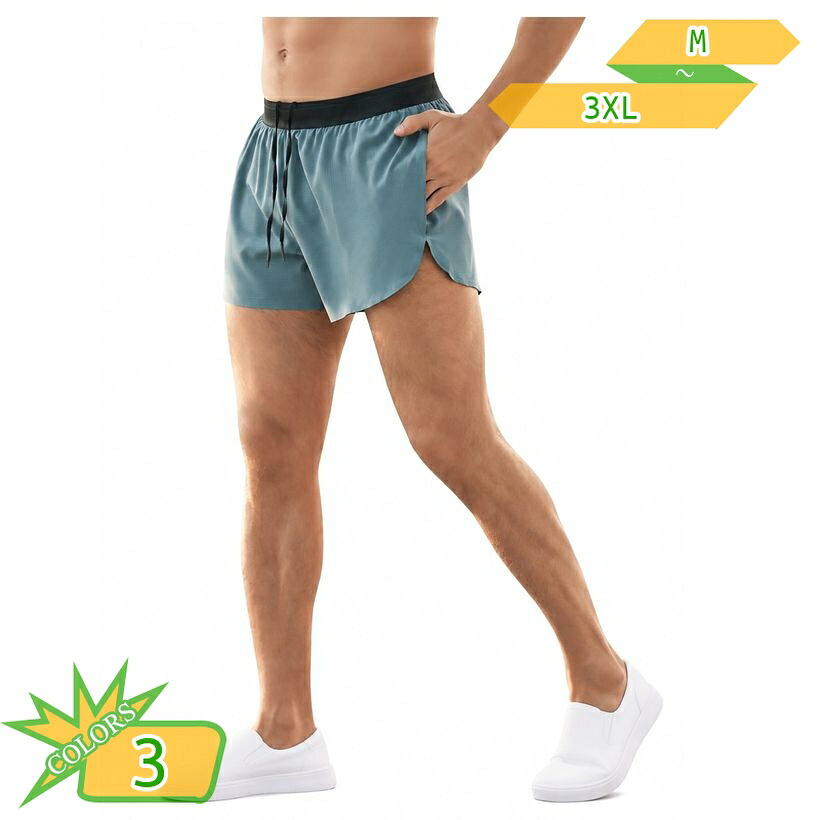 ショートパンツ メンズ スポーツ ランニング ショーツ 2in1 インナー付 マラソン ウェア トレーニング パンツ 陸上競技 ジョギング ジムウェア 運動 ズボン 大きいサイズ 軽量 通気性 takushistore｜takushistore 9,575円