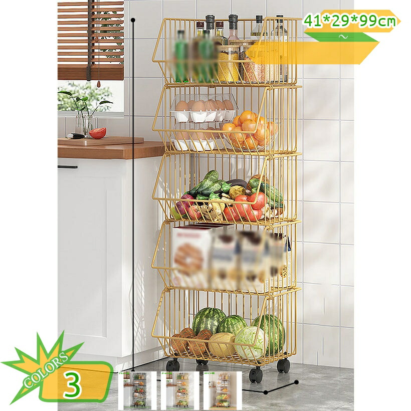 1000円OFFクーポン キッチンワゴン キッチンラック キャスター付き スリム キッチン収納棚 すきま 隙間収納 キッチン 収納 北欧 おしゃれ 西海岸 シンプル モダン キッチンストッカー 食材ストッカー 台所 野菜 省スペース takushistore