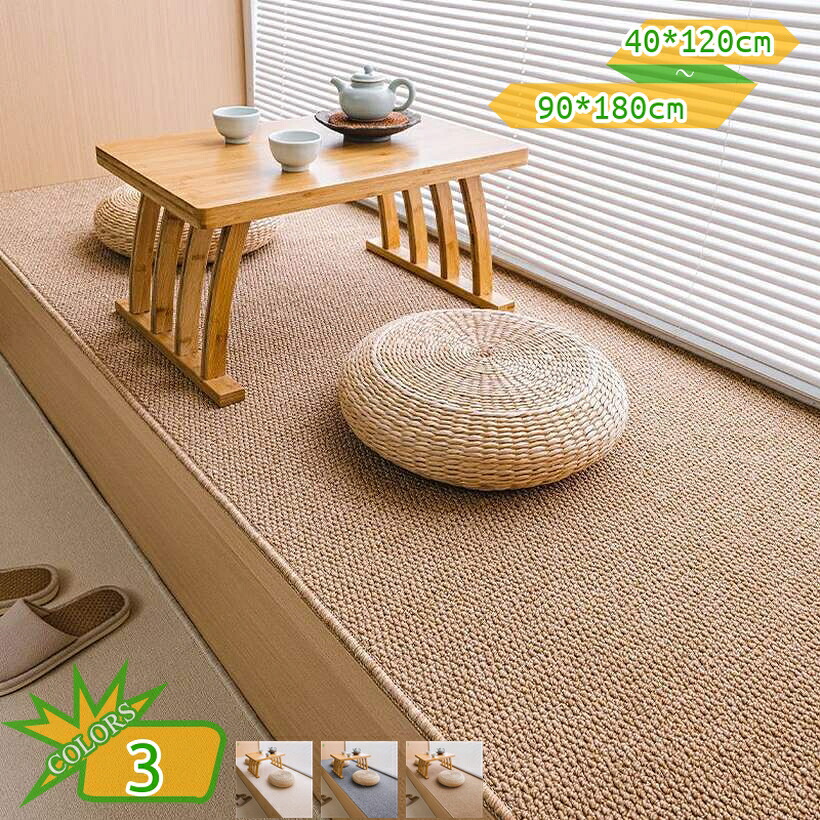 1000円OFFクーポン ペットグッズ 模造サイザル麻マット リビングルーム用 ペットマット 抗菌消臭 中型犬 丸洗える トイレシート 衝撃緩和 犬猫共用 北欧 お手入れ楽 速乾 フロアマット 傷防止 家具保護 一年中 ペットプレイマット シート takushistore|takushistore
