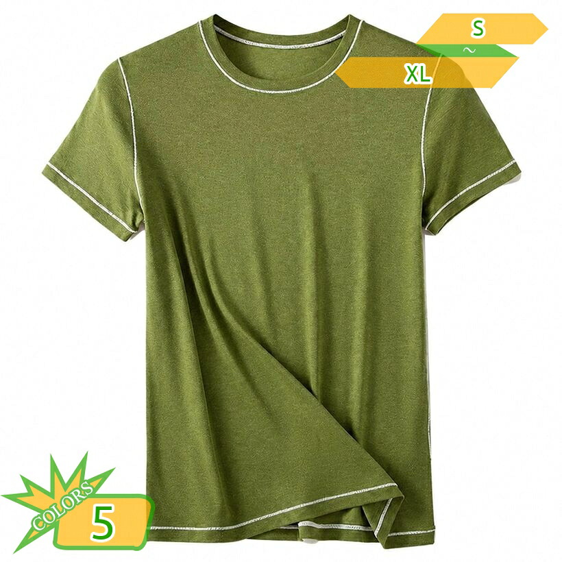 半袖 Tシャツ レディース 着痩せ クルーネック 配色ステッチ カットソー トップス 薄手 涼しい 上品 カジュアル きれいめ 細見え デイリー 旅行 お出かけ 大きいサイズ 春夏 takushistore|takushistore