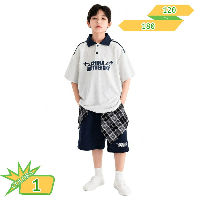 ポロシャツ 男の子 ゆったり 半袖 ジュニア キッズ 子供服 襟付き トップス カジュアル 通学 通園 お出かけ 普段着 ボーイズ スポーツ 運動 小学生 中学生 大きいサイズ おしゃれ takushistore｜takushistore