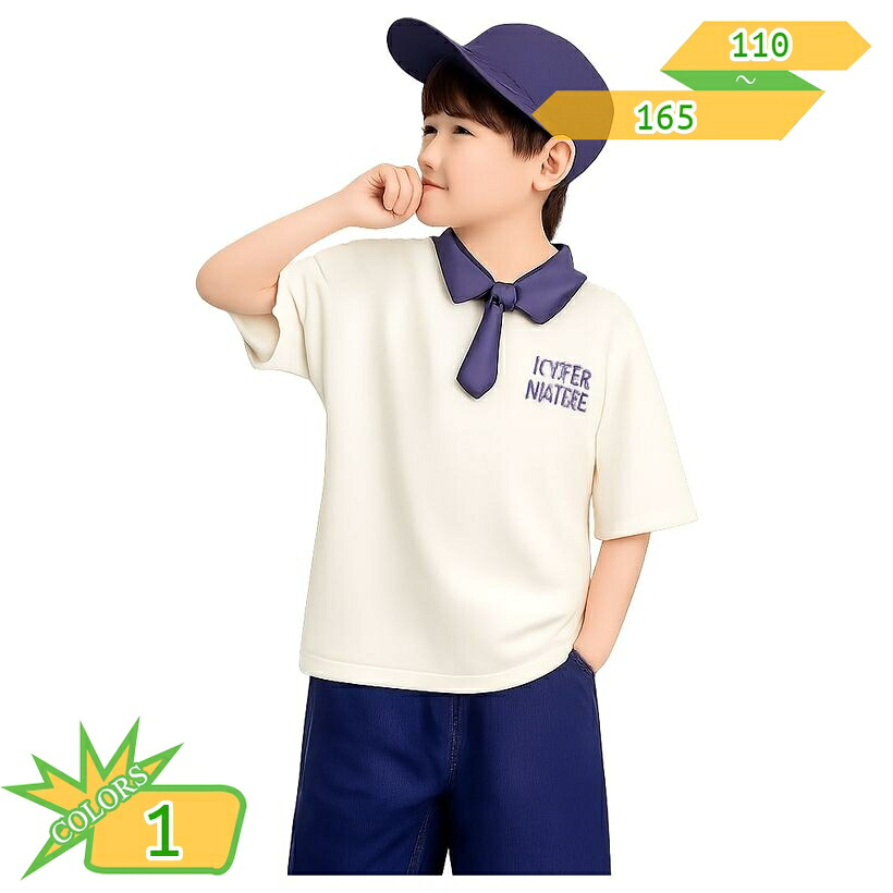 キッズ ポロシャツ 半袖 男の子 夏服 トップス 鹿の子 シャツ 子供服 ボーイズ フォーマル カジュアル おしゃれ 体型カバー ゆったりサイズ takushistore｜takushistore
