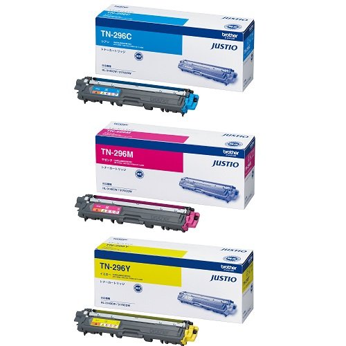 ブラザー トナーカートリッジTN-296 カラー3色セット 純正品