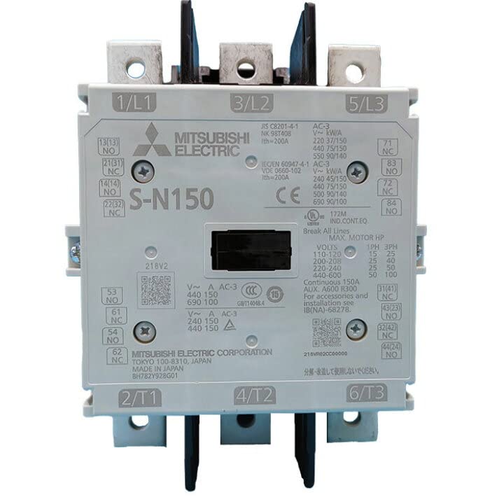 三菱電機 MS-Nシリーズ 非可逆式電磁接触器 交流操作 S-N150 AC200V|TalesStore 店