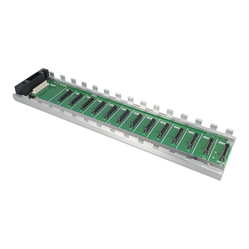 三菱電機 R312B 基本ベースユニット (12スロット) (シーケンサ取付ユニット) (M4ネジ取付) (DINレール取付) NN