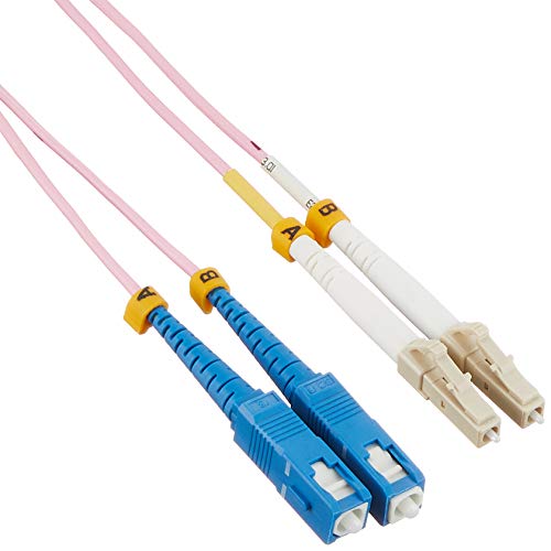 エレコム 光ファイバーケーブル マルチモード 10G LC-SC 5m OC-LCSC5OM3/5｜TalesStore 店