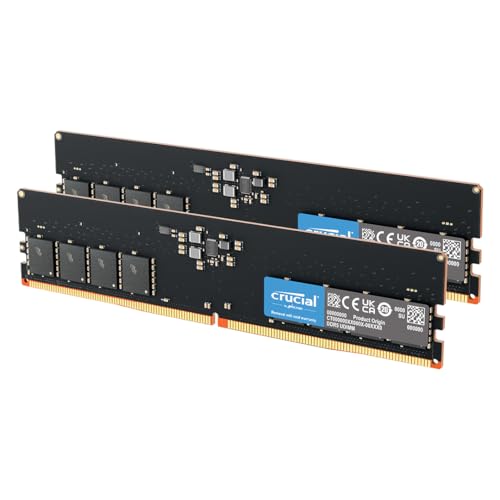Crucial 事務机とっ始め用記憶装置 32GBX2枚 DDR5-5600 定め事代わりになる店引きうける品 CT2K32G56C46U5