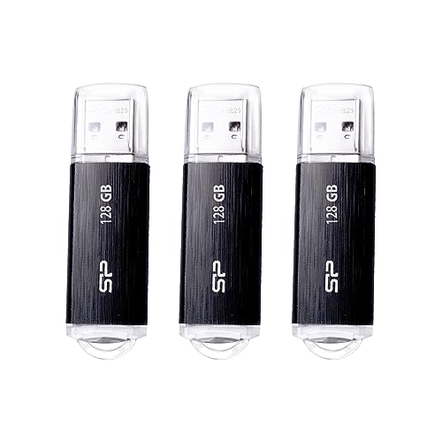 Silicon Power シリコンパワー 3パック 128GB USBメモリ USB3.1/USB3.0 Blaze B02