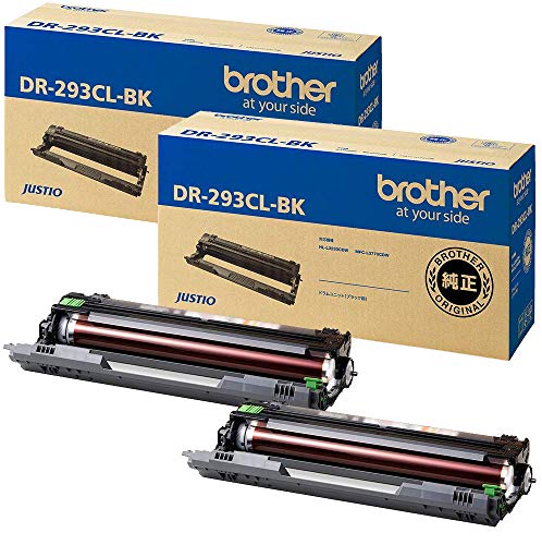 BROTHER DR-293CL-BK / DR293CL-BK ドラムユニット 純正品 ブラック用 2本