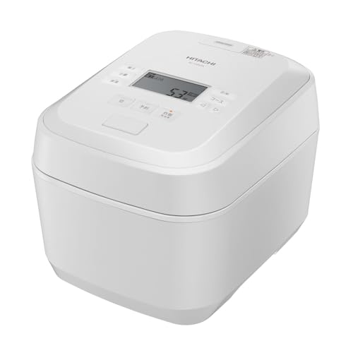 日立 炊飯器 5.5合 翦断応力水蒸気IH ふっくら御膳 RZ-V100JM W フロストホワイト 日本製 大射撃能力 煮えくり返る鉄釜 蒸汽船とり捨てる