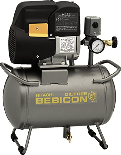 日立産機取り合わせ スーパーオイルフリーベビコン 0.2LE-8SB 単相100V 50/60サイクル共用 コンプレッサー