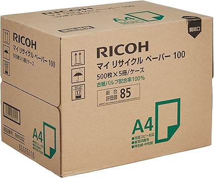 リコー マイリサイクルペーパー100 A4 T目 1ケース(500枚 5) 900382