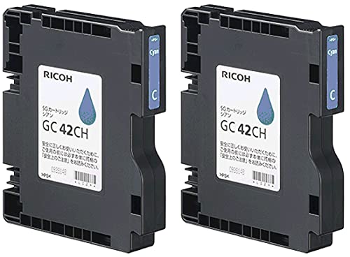リコー SG薬莢 GC42CH 2本仕掛ける シアン 完全無欠インキ 515927