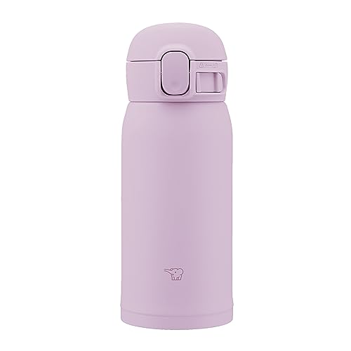 象印 水筒 360ml 使いやすい定番マグ 洗いやすい シームレスせん 洗う点数3点のみ 軽量コンパクト 保冷 保温 ワンタッチマグ オーキッド SM-WS36-VM
