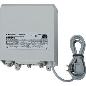 日本アンテナ 双方向CATV･BS/CSブースター 下り増幅型(30dB) SRB30S｜TalesStore 店 41,275円