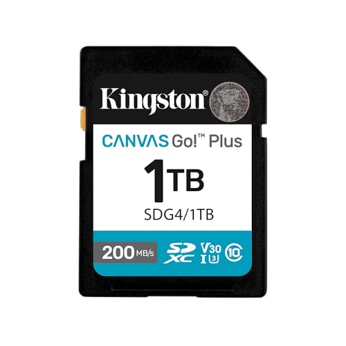 キングストン 1結核症 SDXC Canvas Go Plus Gen4 200MB/秒 C10 UHS-I U3 V30 SDG4/1結核症