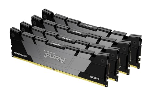 Kingston (キングストン) FURY Renegade 32GB 3600 DDR4 CL16 DIMM (4枚セット) デスクトップメモリ - KF436C16RB2K4/32