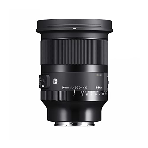 シグマ(Sigma) レンズ 20mm F1.4 DG DN Sony ソニー Eマウント 単焦点 広角 フルサイズ ミラーレス用 Art