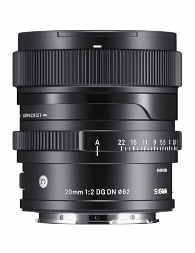 シグマ(Sigma) SIGMA シグマ Sony Eマウント レンズ 20mm F2 DG DN 単焦点 広角 フルサイズ Contemporary ミラーレス 専用