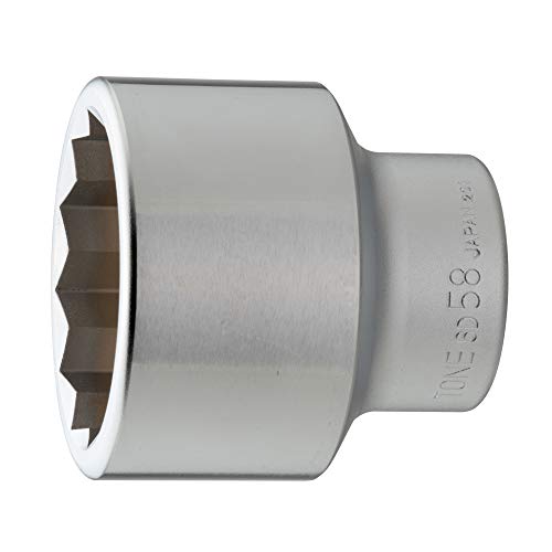 トネ(TONE) ソケット(12角) 6D-58 差込角19.0mm(3/4 ) 二面幅58mm