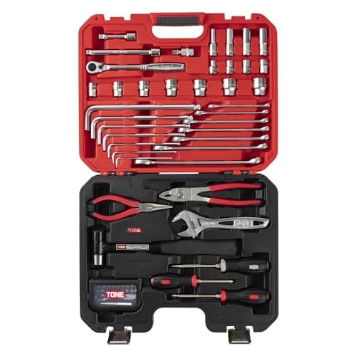 トネ(TONE) コンビネーションツールセット K600 差込角9.5mm(3/8 ) レッド 内容63点