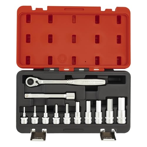 トネ(TONE) ヘキサゴンソケットレンチセット H4100MP 差込角12.7mm(1/2 ) レッド 内容12点|TalesStore 店