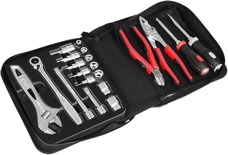 トネ(TONE) ツールバッグセット TSX3172 差込角9.5mm(3/8 ) ブラック 内容21点