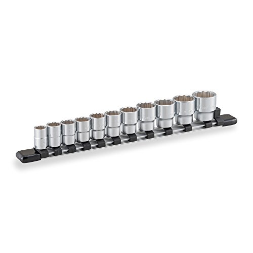 トネ(TONE) ソケットセット(12角 ホルダー付) HDB311 差込角9.5mm(3/8 ) インチ 内容11点