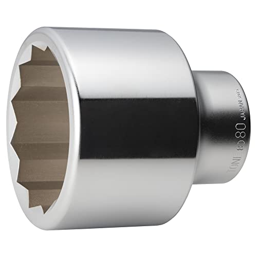トネ(TONE) ソケット(12角) 8D-80 差込角25.4粍(1 ) 二面幅80粍 締付工具-手動工具
