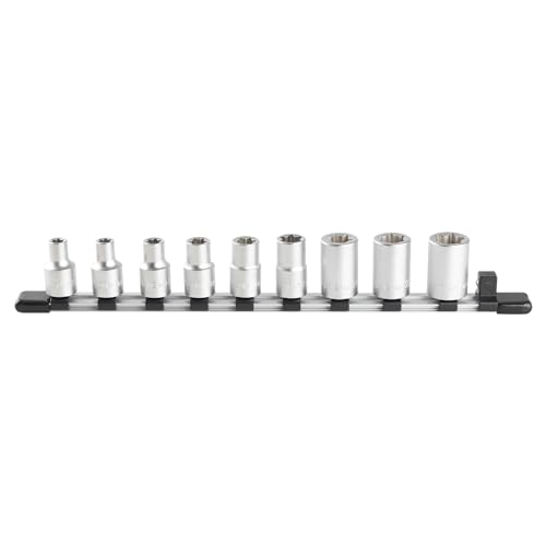 トネ(TONE) E型トルクスソケットセット HTXE409 差込角12.7粍(1/2 ) 認知的内容9点