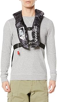 ダイワ(DAIWA) Wライフジャケット(肩掛自動 手動) F DF-2021 ブラックカモ｜TalesStore 店