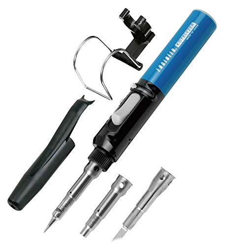 ENGINEER エンジニア コテライザー ガス式半田コテ SKB-60 コテ先+ホットブロー+キャップ+ホルダー+ホットナイフ付