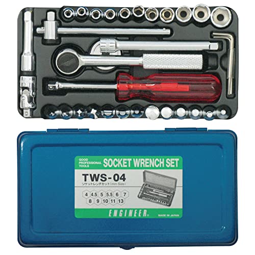 ENGINEER エンジニア ソケットレンチセット 34点セット TWS-04