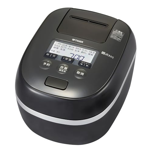WEB限定 タイガー魔法瓶(TIGER) 炊飯器 3.5合 圧力IH ご泡火炊き 日本製 24時間保温 土鍋かまどコート釜 ブラック JPD-G06NK｜TalesStore 店
