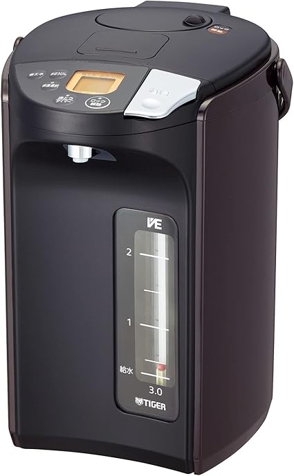 タイガー魔法瓶(TIGER) 電気ポット 蒸気レス VE 電気 まほうびん とく子さん 2.2L ブラウン PIS-A221-T｜TalesStore 店