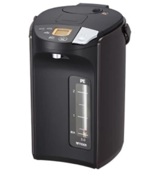 タイガー魔法瓶(TIGER) 電気ポット 蒸気レス VE 電気 まほうびん とく子さん 3.0L ブラウン PIS-A301-T