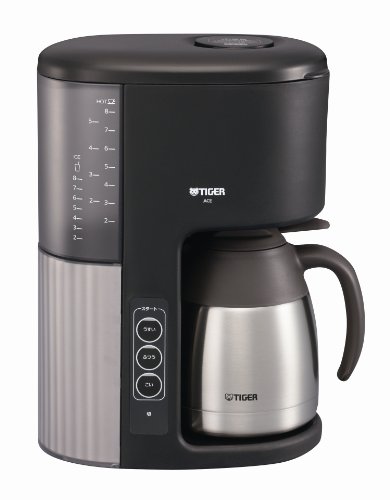 タイガー マイコンコーヒーメーカー カフェブラック 8杯用 ACE-M080KQ