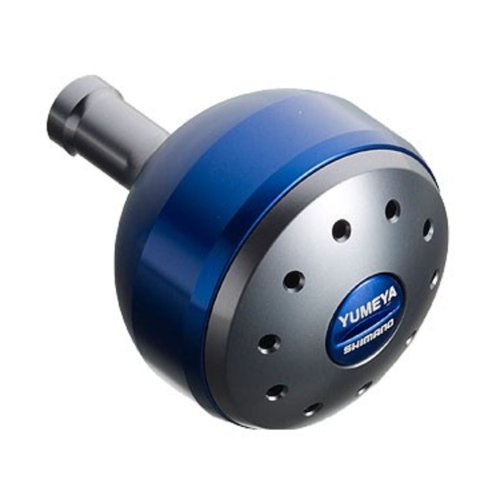 シマノ(SHIMANO) 純正 リールパーツ 夢屋 アルミラウンド型 パワーハンドルノブ ブルー Sノブ TypeA用 27139 パーツ