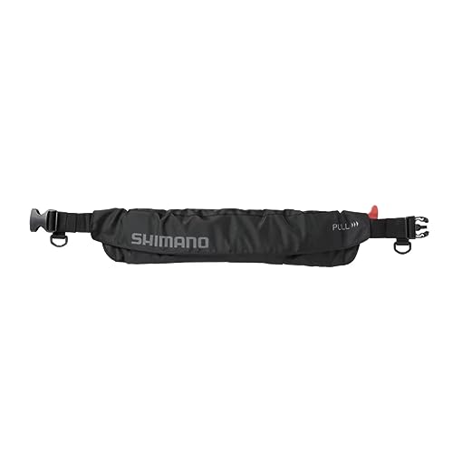 シマノ(SHIMANO) ラフトエアジャケット ウエストタイプ (膨脹式救命具) VF-052K フルブラック フリー|TalesStore 店