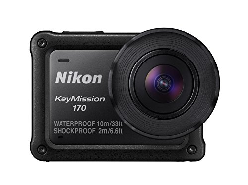 Nikon 雨合羽動き写真器 KeyMission 170 BK 黒いこと