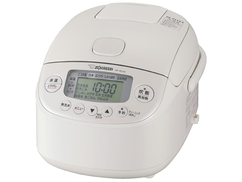 象印 小電気容量翦断応力IH炊飯ジャー 白いこと NP-RU05-WA